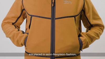 Veste polaire réversible pour femmes HELIX, Merkel Gear