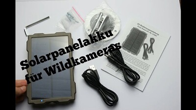 Alimentation solaire à batterie Li-Ion 1500 mAh pour piège photo