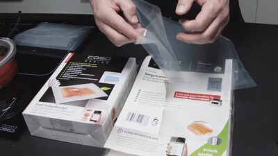 Sachets à bords scellés 100 pièces, CASO