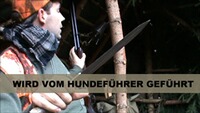 Dague de chasse Hirschfänger bois de cerf, Parforce