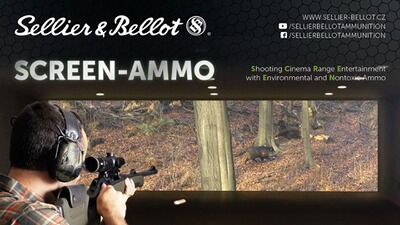 Cartouches ciné tir Screen-Ammo 8x57 IS FMJ zinc 140 grs., Sellier & Bellot