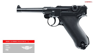 Pistolet CO2 P08 Blowback , Legends