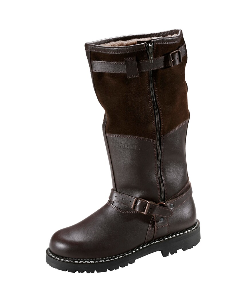 Bottes de chasse en cuir avec fourrure, Meindl