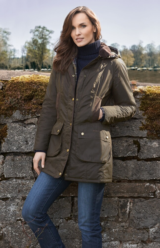 Veste huilée femme Bower, Barbour