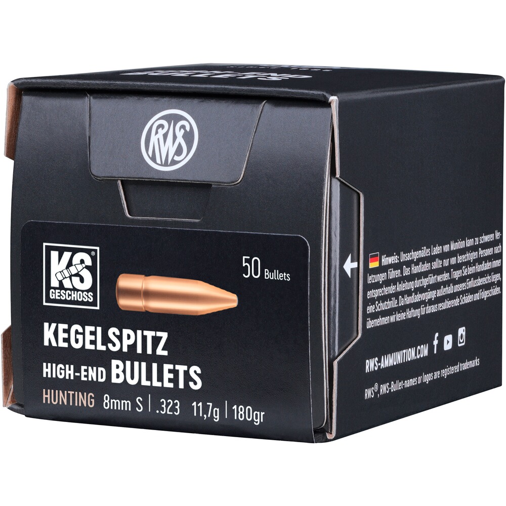 .323 (8mm S), 11,7g/181grs. KS
