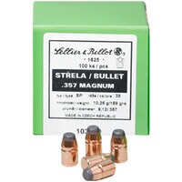 .357 (.357 Mag.) 10,2g/158grs. demi-blindée bout plat, Sellier & Bellot