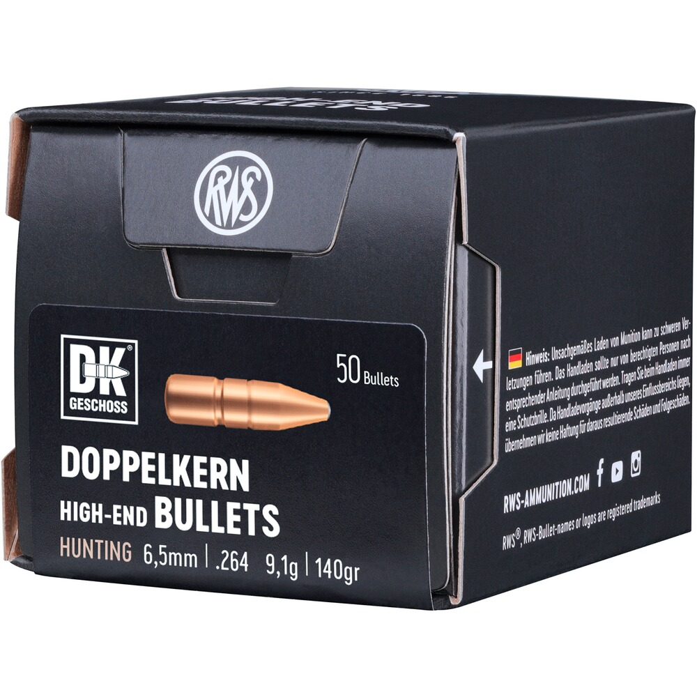 .264 (6,5mm) 9,1g/140grs. DK