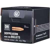 .264 (6,5mm) 9,1g/140grs. DK, RWS