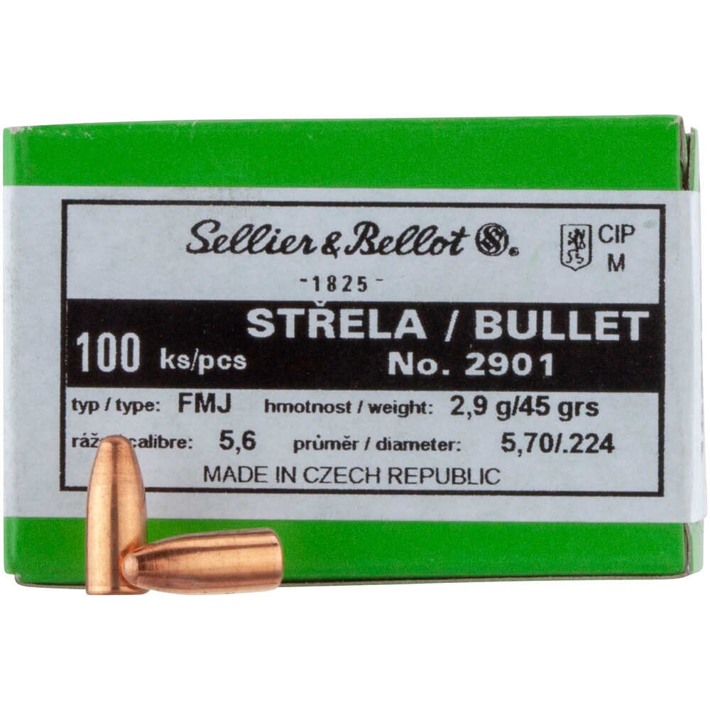 .224 (5,6mm) 2,9g/45grs. FMJ