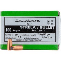 .224 (5,6mm) 2,9g/45grs. Demi-blindé, Sellier & Bellot