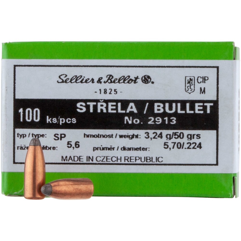 .224 (5,6mm) 3,2g/50grs. Demi-blindé