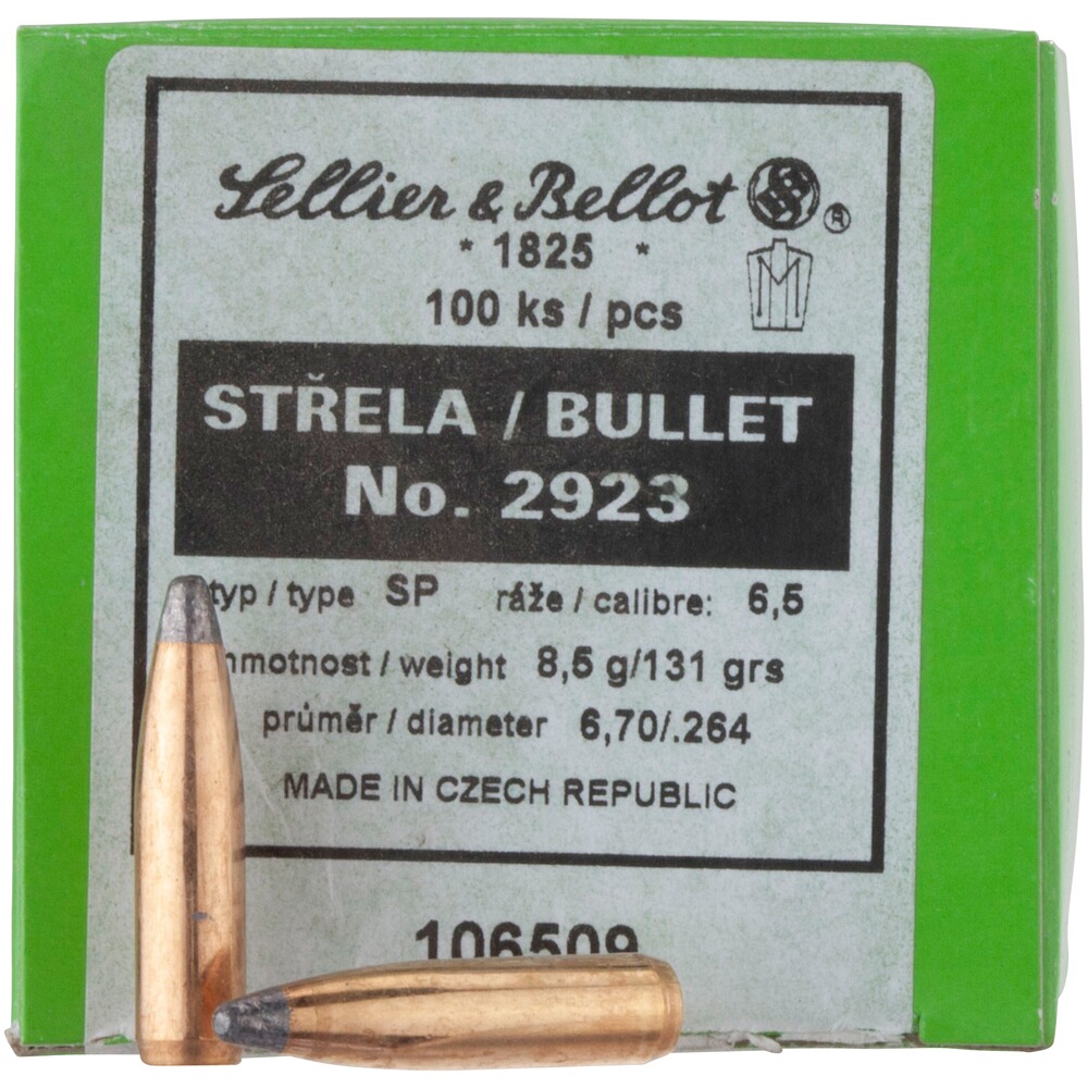 .264 (6,5mm) 8,5g/131grs. demi-blindée