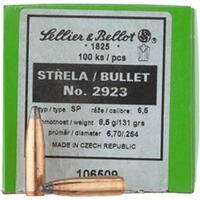 .264 (6,5mm) 8,5g/131grs. demi-blindée, Sellier & Bellot