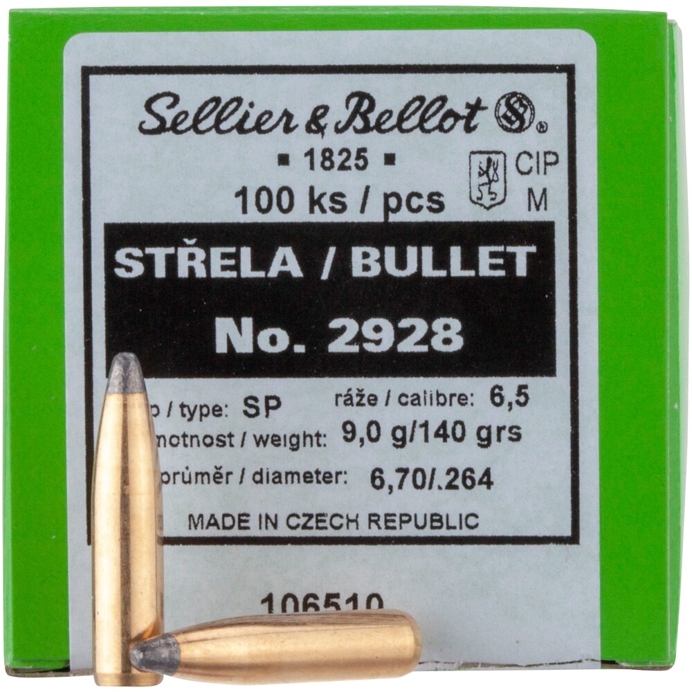 .264 (6,5mm), 140grs. Tlm