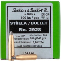 .264 (6,5mm), 140grs. Tlm, Sellier & Bellot