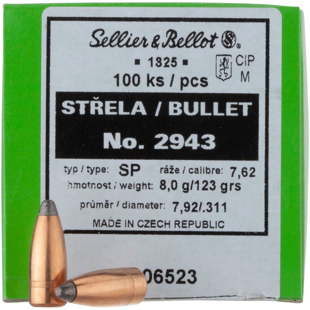 .311 (7,62x39), 123grs. Tlm