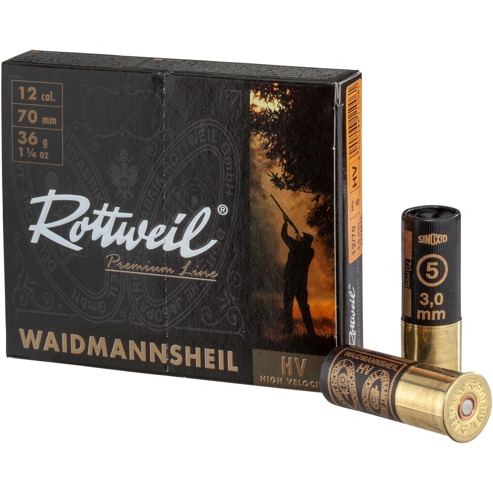 12/70, Waidmannsheil Plastique (36gr-3mm)