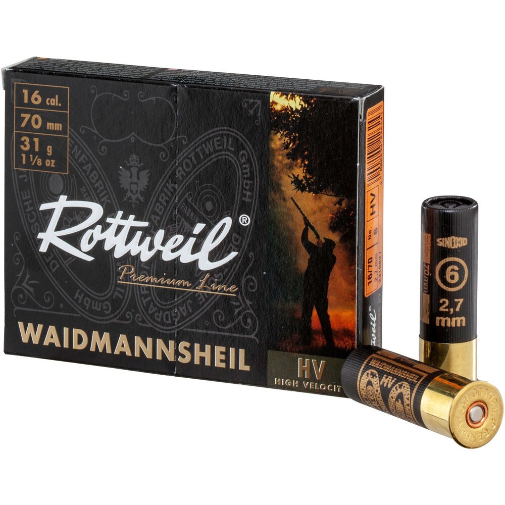 16/70, Waidmannsheil Plastique (31gr-2,7mm)