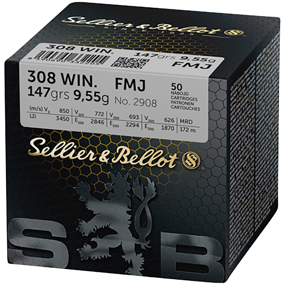 .308 Win., Blindée (9,5gr)