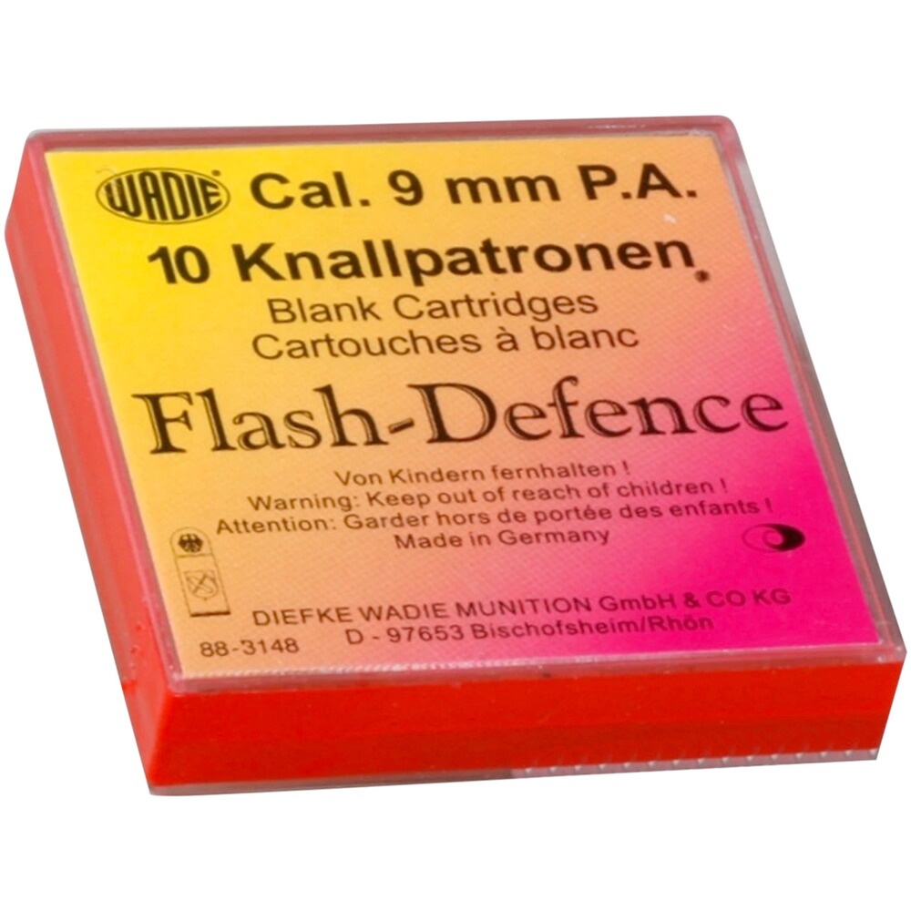 9mm PAK à blanc Flash Defense