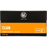 .22 lr. Club 2,6g/40grs., RWS