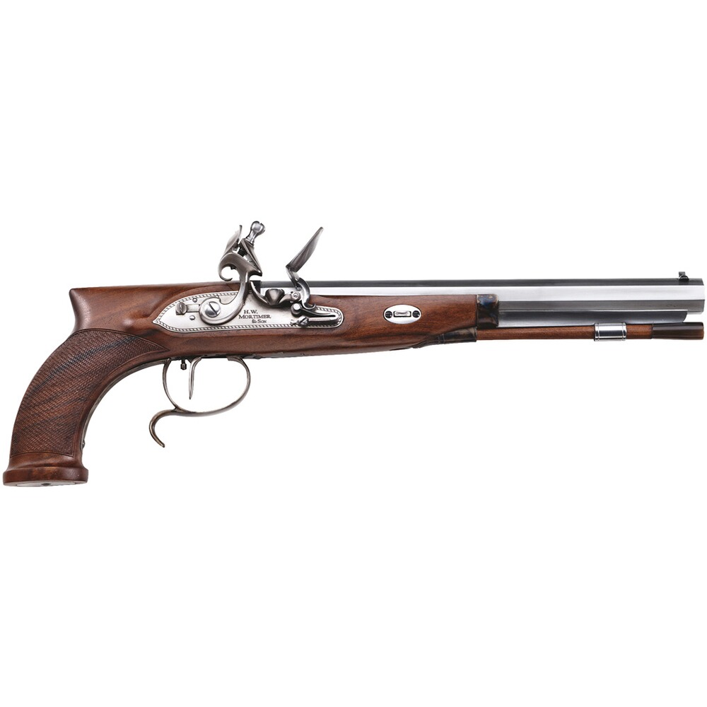 Pistolet à poudre noire Mortimer Silex Standard canon lisse