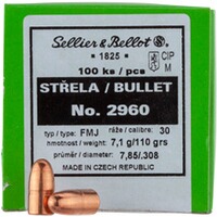 .308 (.30 Carbine) 7,1g/110grs. FMJ, Sellier & Bellot