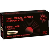 .9mm Luger, Vollmantel SX, Geco
