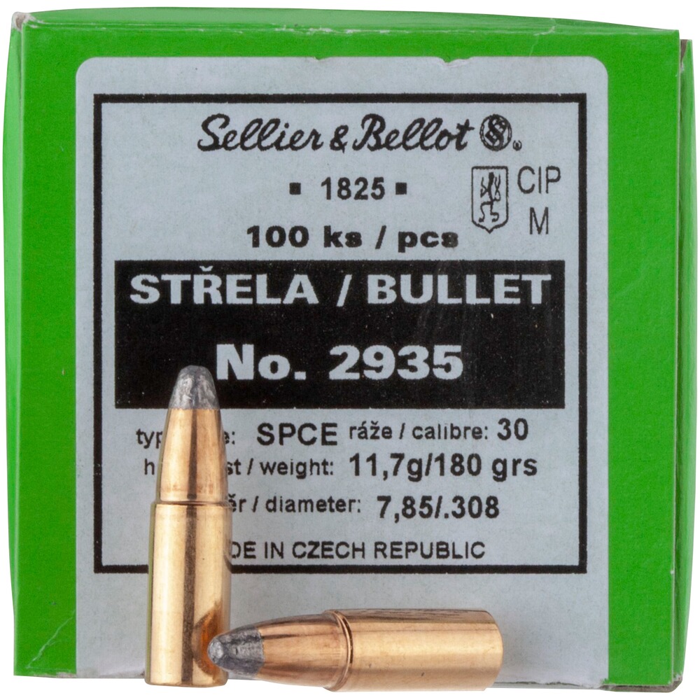 .308 (7,62mm) 11,7g/180grs. SPCE