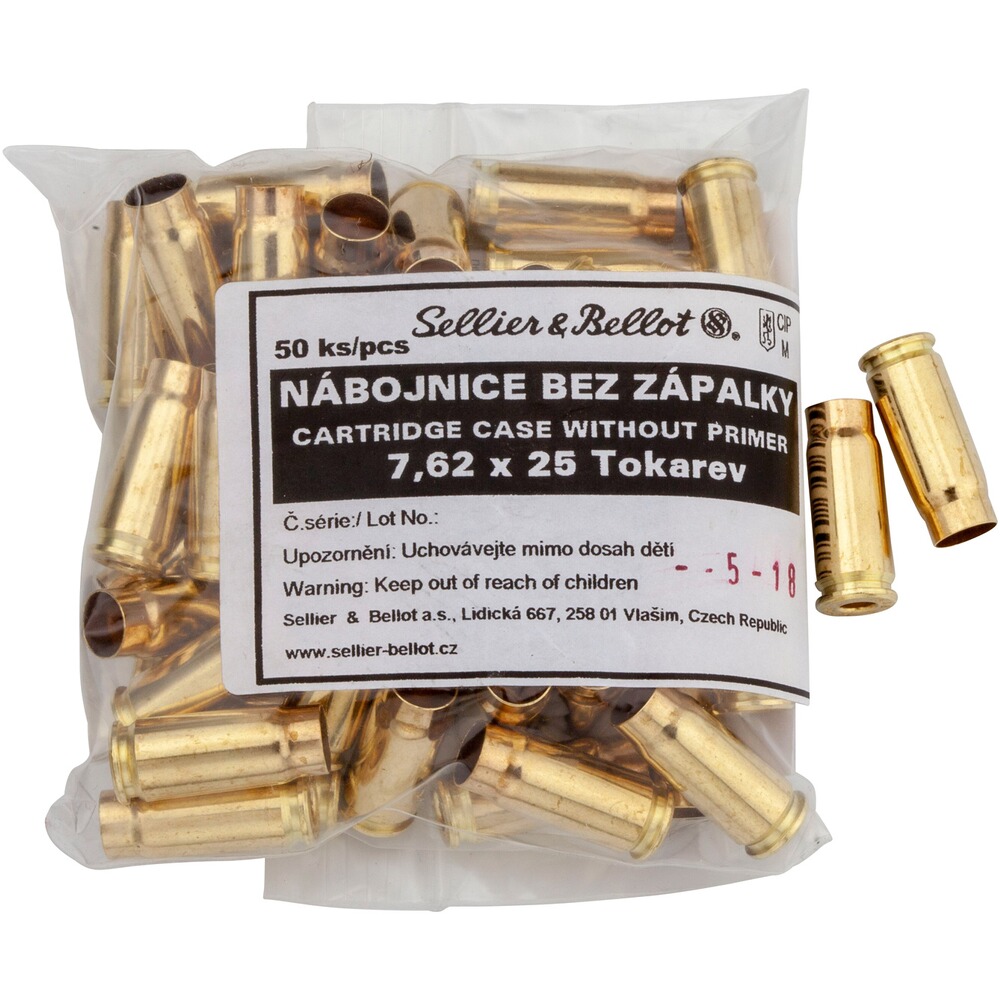 Douilles 7,62 Tokarev