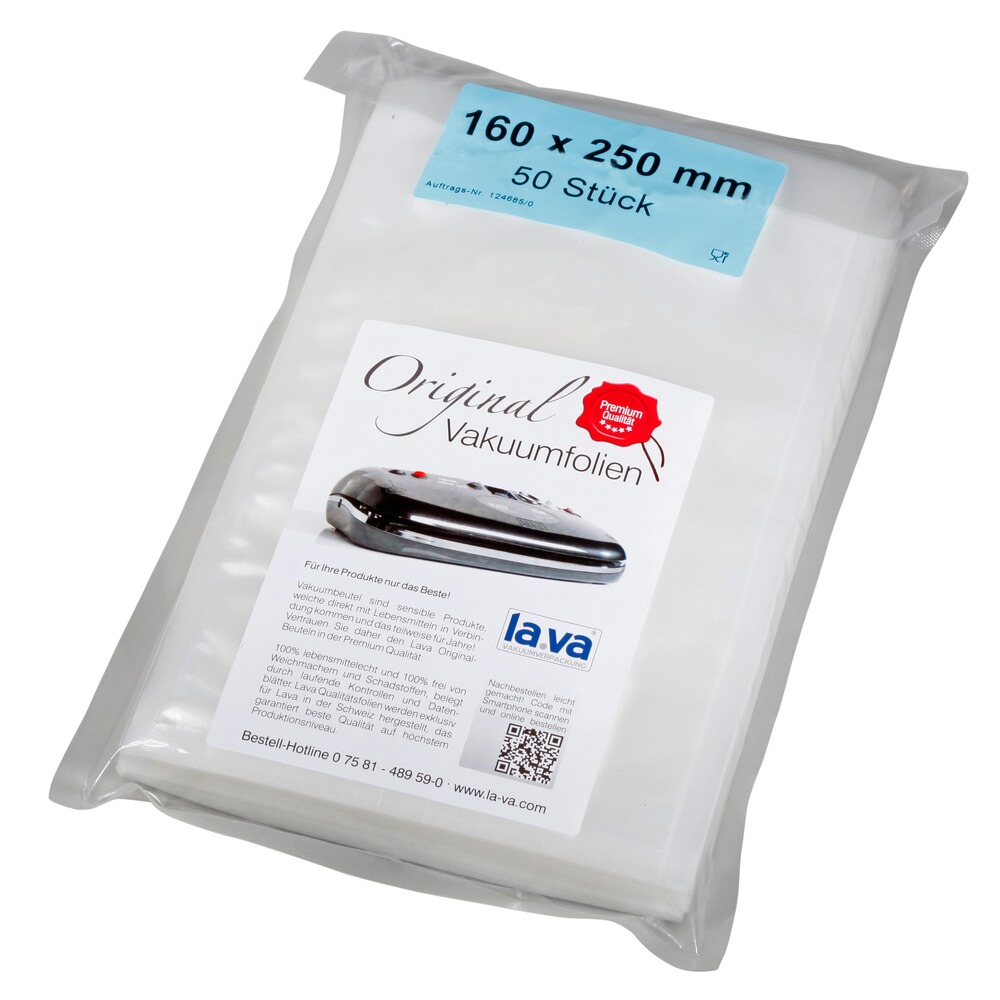 Sacs sous vide alimentaire 160x230mm