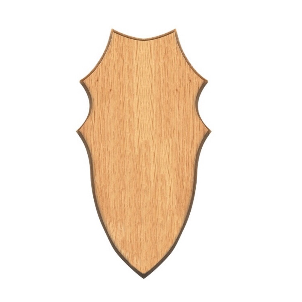 Ecusson en bois massif