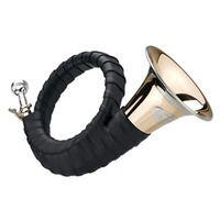 Cor de chasse "Super de Luxe" en laiton doré, Dotzauer