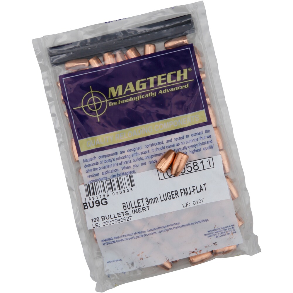 .355 (9mm) 9,5g/147grs. FMJ Flat