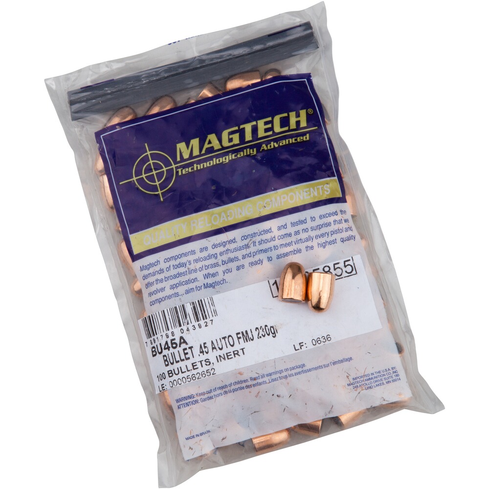 .452 (.45) 14,9g/230grs. FMJ