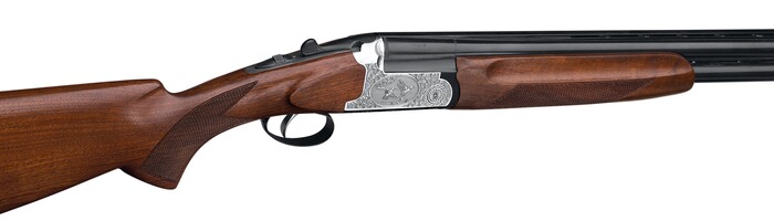 Fusil de chasse superposé avec gravures, Forest Favorit