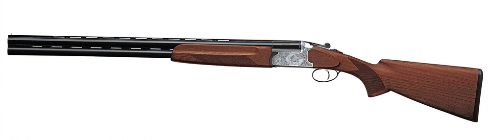 Fusil de chasse superposé avec gravures