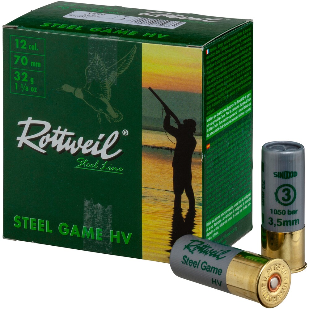 12/70, Steel Game High Velocity (32gr-3,5mm)