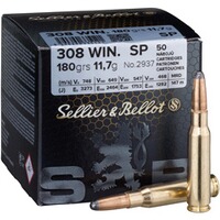 .308 Win. SP 11,7g/180grs., Sellier & Bellot