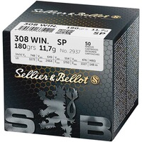 .308 Win. SP 11,7g/180grs., Sellier & Bellot
