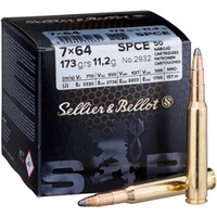 7x64 SPCE 11,2g/173grs., Sellier & Bellot