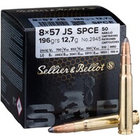 8x57 IS SPCE 12,7g/196grs., Sellier & Bellot