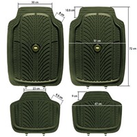 Kit de tapis de voiture sanglier