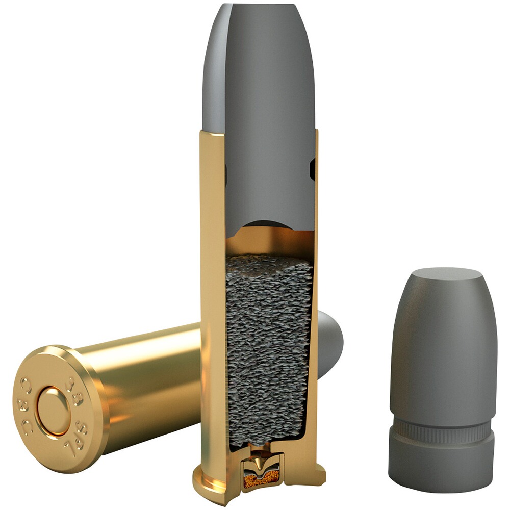 Cowboy-Action-Shooting, .38 Special, plomb tête plate, Magtech