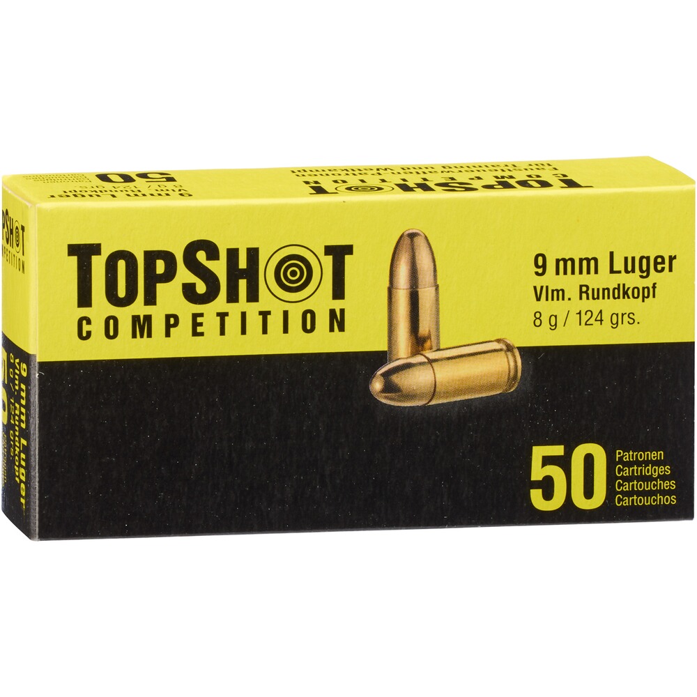 .9mm Luger FMJ 8,0 g/124 grs.