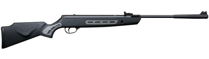 Carabine modèle Chili, crosse noire/grise, Mercury air