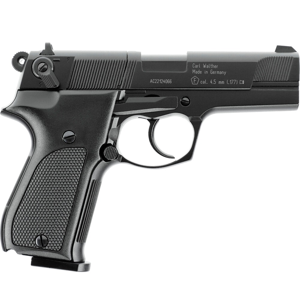 Pistolet CO2 à plomb CP88 noir Diabolo 4,5 mm, Walther