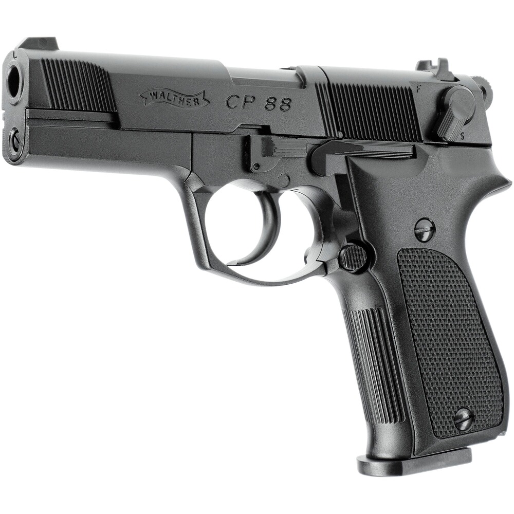 Pistolet CO2 à plomb CP88 noir Diabolo 4,5 mm, Walther