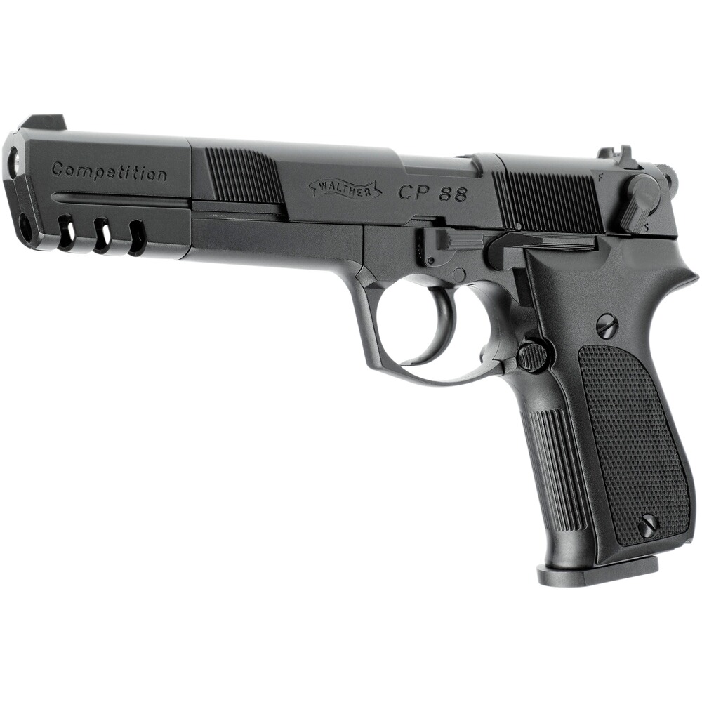 Pistolet CO2 à plomb CP88 Competition noir 4,5 mm, Walther