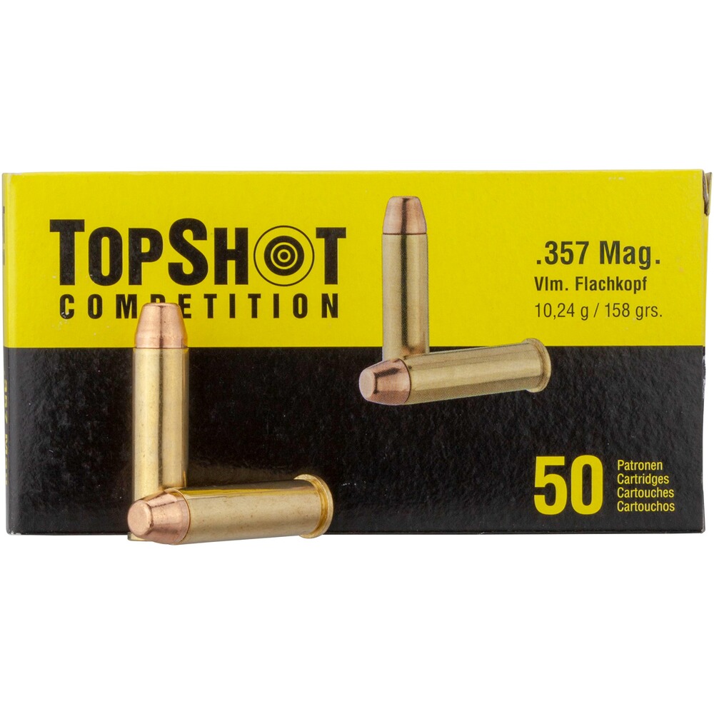 .357 Mag., Blindée tronconique plate 10,2gr